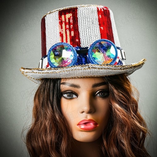 Flag Patriotic Uncle Sam Hat 