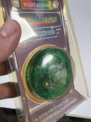 Vtg New Old Stock Green Sonic Yo-Yo Champion Automatic Clutch - Foto 5 di 7