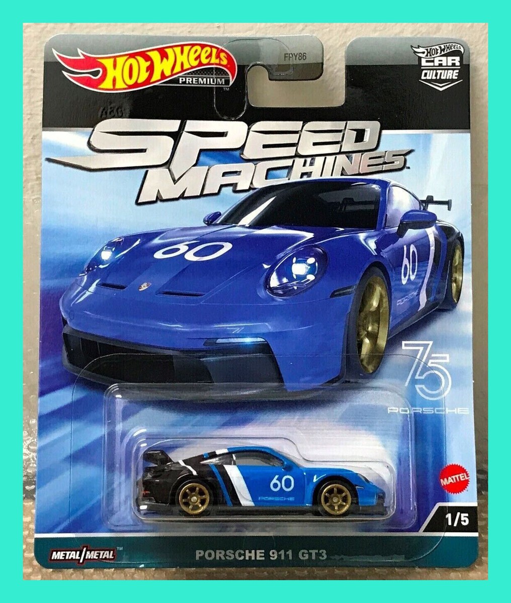HOT WHEELS ポルシェ　GT3 NEW 2023 Hot Wheels - Speed Machines Porsche 911 GT3 Chase