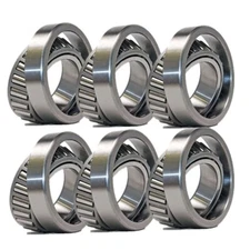 6-Pack  LM11949/10 Tapered Roller Bearing Cup Cone Set ID-0.75"  OD-1.781"
