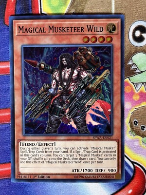 Yugioh Magical Musketeer Wild SPWA-EN021 Single | eBay