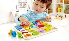 hape lowercase alphabet puzzle