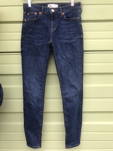 NEW ZARA JEANS ZW PREMIUM SKINNY JEANS IN MURPHY BLUE SIZE 6 COTTON #3345 |  eBay