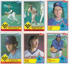 99¢ CARDS! * 1983 TOPPS BASEBALL CARDS #1-399 * SET BREAK * YOU PICK * NM/MINT