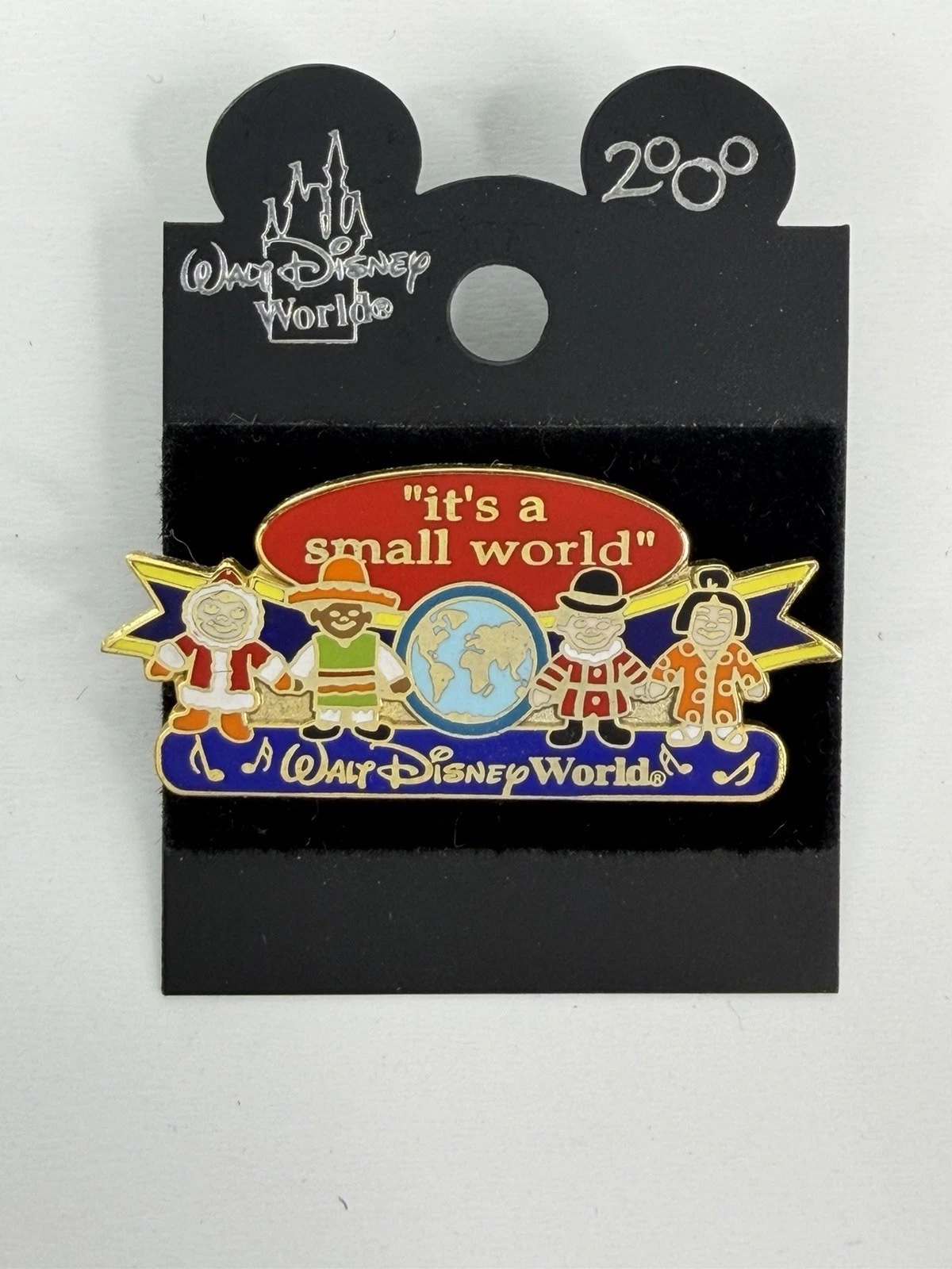 Disney 2000 WDW "Celebrate the Future Hand in Hand" It's a Small World Pin