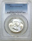 1948 P Franklin Half Dollar PCGS MS64FBL Frosty Just Graded New Holder #A323F