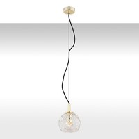 Messing Transparent Glamour Kristall Moderne HäNgelampe Pendelleuchte IP20
