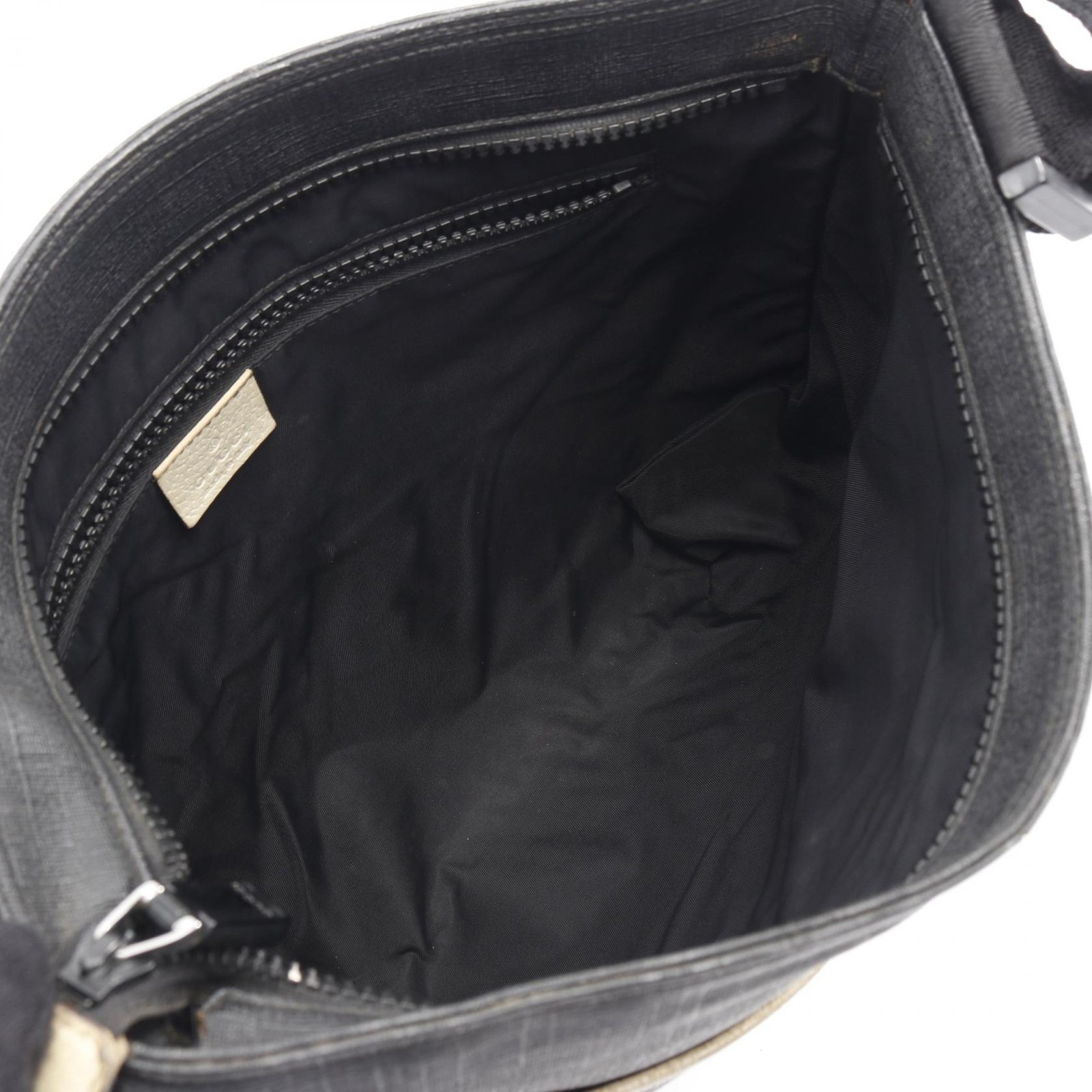 GUCCI messenger bag shoulder bag  CrossBody PVC leather Black Women's Japan thumbnail 13