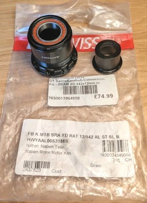 DT Swiss Ratsche Freilauf Umbausatz für SRAM XD-HWYAAL00S3188S