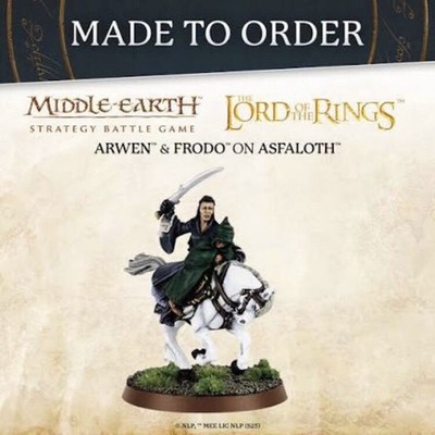 Games Workshop: Arwen  & Frodo  on Asfaloth  MESBG - Made to Order [New]