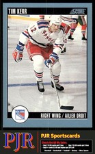 Tim Kerr 1992-93 Score Canadian #93 New York Rangers