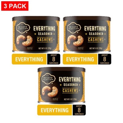 Private Selection Seasoned Cashews 8 oz - Pack of 3