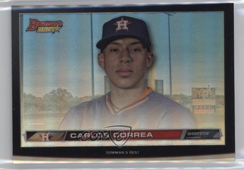 2015 Bowman's Best Hi-Def Heritage Carlos Correa #HDH-CC Rookie RC - Zdjęcie 1 z 6