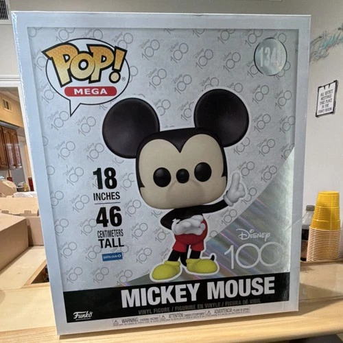 Funko Pop! Mega Mickey Mouse Disney 100 Vinyl Figure 18 in Sam's Club Exclusive
