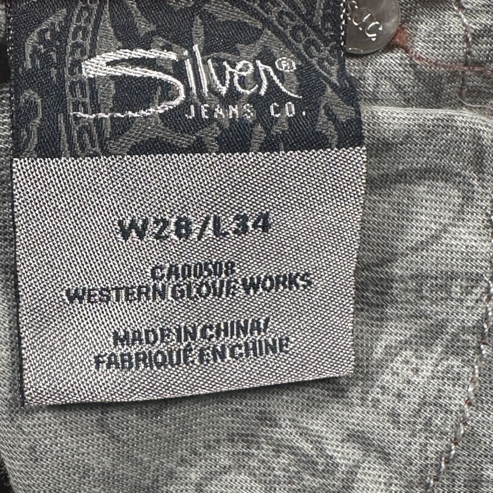 Y2K Silver Jeans Co. Suki Surplus Brown Corduroy Flare Leg Pants Womens Size 26 - Image 4 of 4