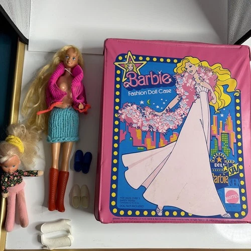 Vintage 1979 Mattel Beauty Secrets Barbie/Honey Hill Bunch Doll/&Bonus Case