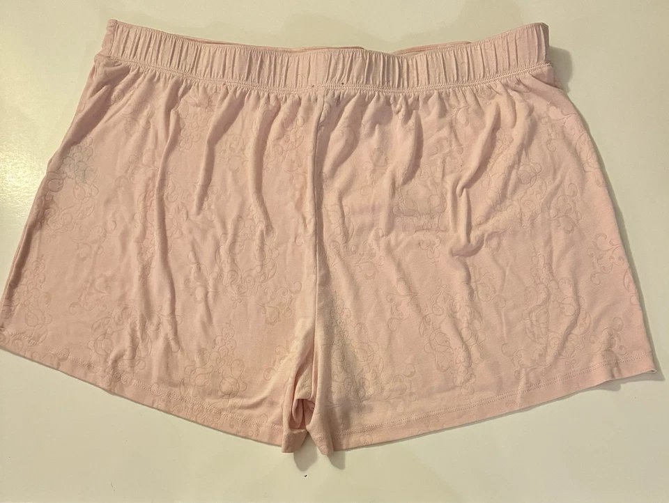 Jones New York Sleepwear Bottoms Womens Medium Pink  Shorts Pull On - Image 2 of 4