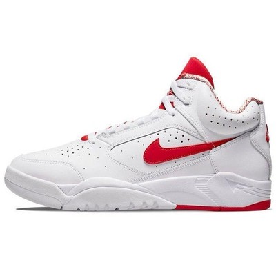 Nike Air Flight Lite Mid White - University Red EU 49,5 US15 UK 14 Neu mit Box