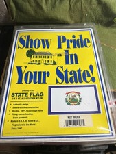 West Virginia State Flag 3' x 5' Nylon SEALED NOS 1995 Made In USA! Brass Rivets