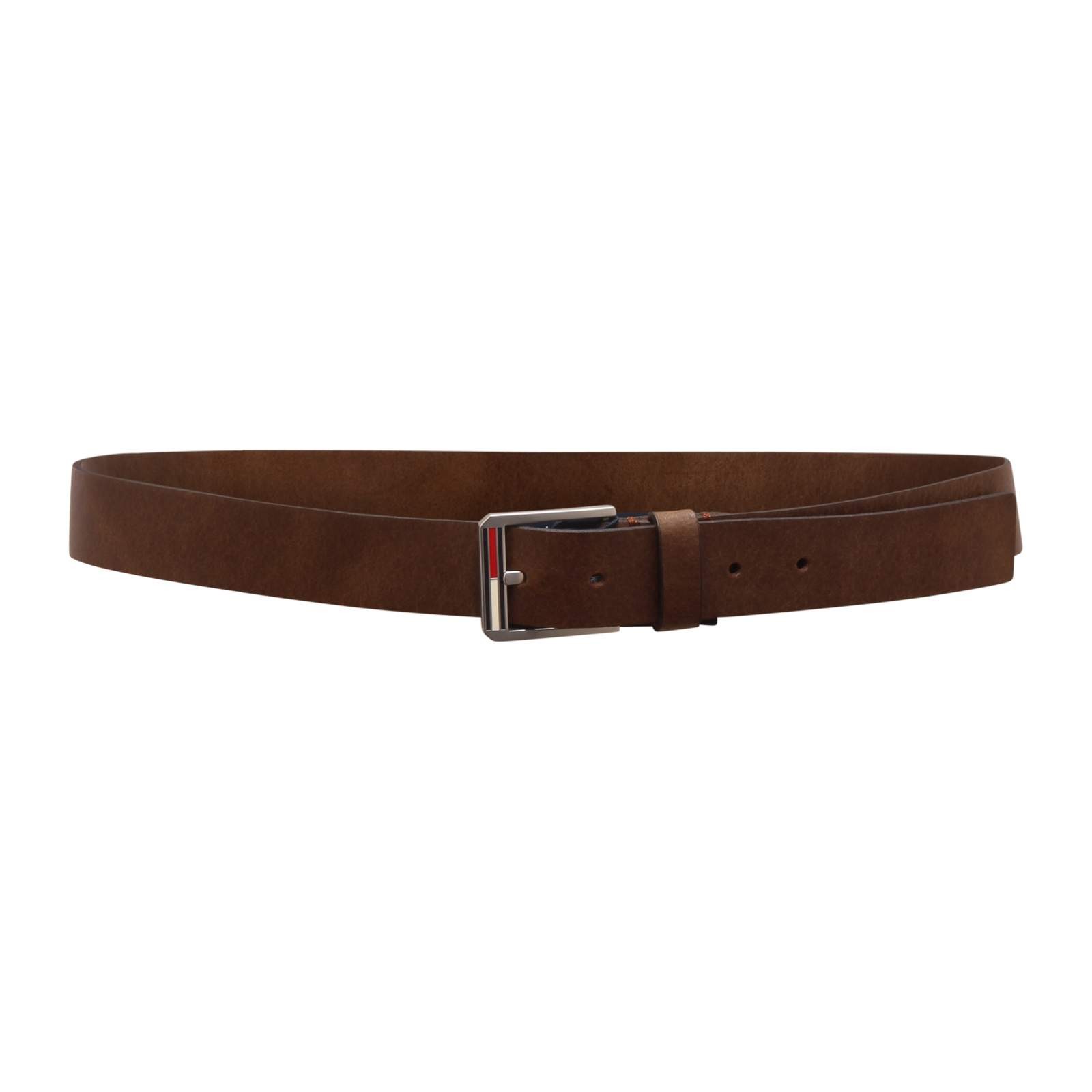 O2077 CINTURA UOMO TOMMY JEANS MAN LEATHER BELT 10990₽