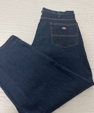 Dickies Jeans Men s 38X32 Indigo Blue Reg.Fit Straight Leg 5 Pocket 100 Cotton