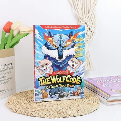 The-Wolf Code Cultivate Wolf Spirit Growth Mindset Children's Book English US
