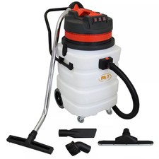 Industrial Corded Vacuum Cleaner 90L Plastic Tank Wet Dry Vacuum Cleaner 3600w