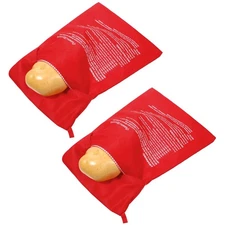 2 Pcs Baked Potato Microwave Bags Reusable Potato Express Microwave Bag