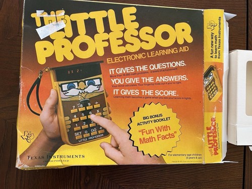 Vintage Texas Instruments The Little Professor Calculator 1976 WORKS Math Facts - Picture 8 of 16