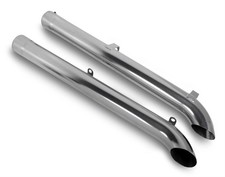 Hooker Exhaust Side Pipes Steel Ceramic Coated 4 Inlet 46 Len Chevy Corvette Hooker Exhaust Side Pipes Steel Ceramic Coated 4 Inlet 46 Len Chevy Corvette