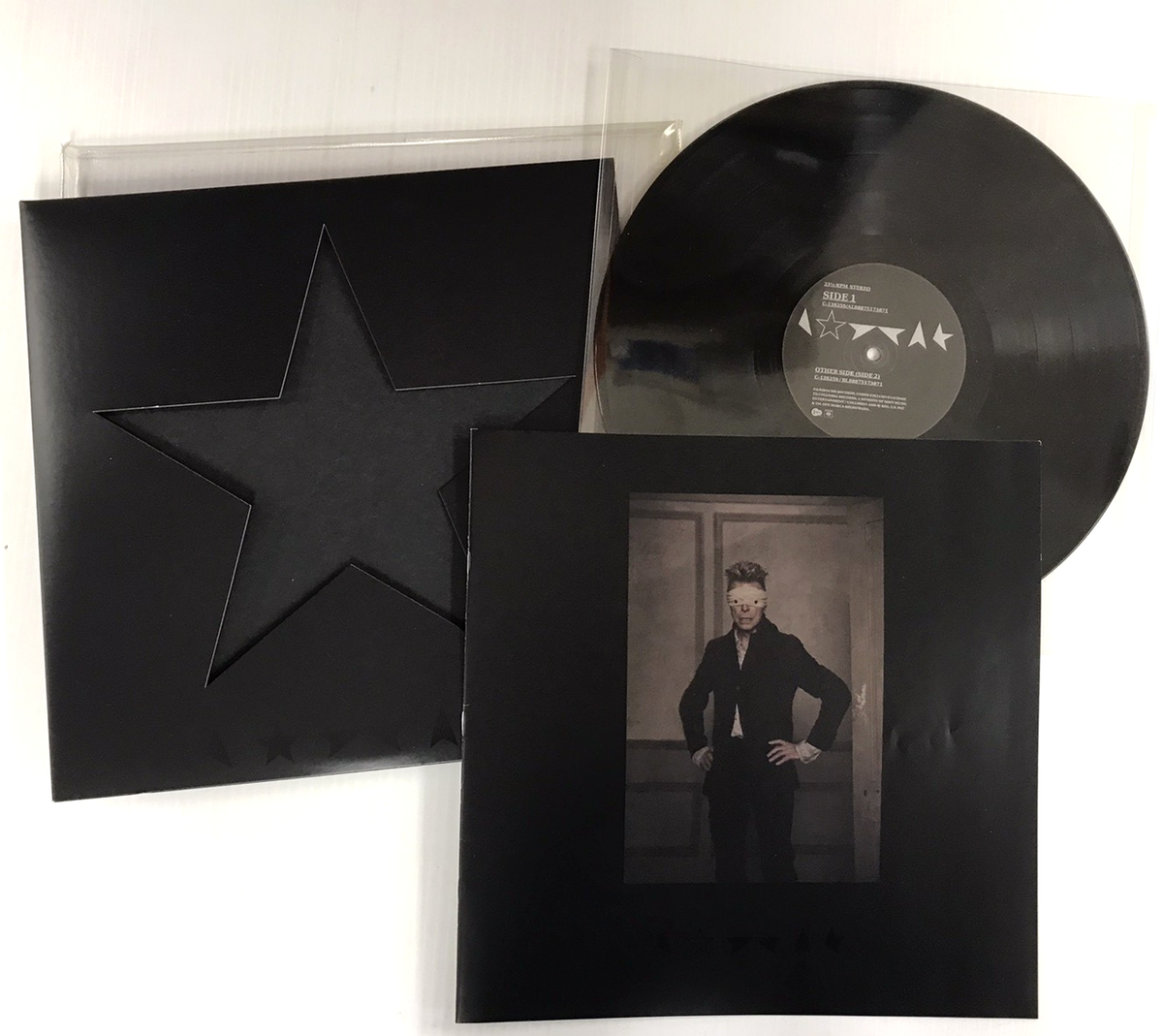 DAVID BOWIE (Blackstar) 2016 Black Vinyl LP **Like New Condition