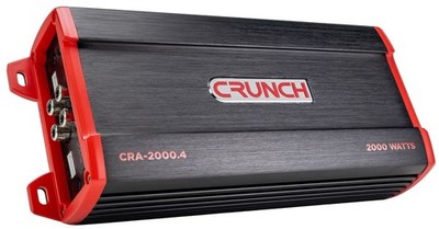 Crunch CRA-2000.4 2000 Watt 4-Channel Amplifier Class D Car Stereo Amp