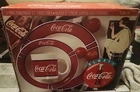 Vintage Coca Cola Classic 12 Piece Dinnerware Set Service For 4