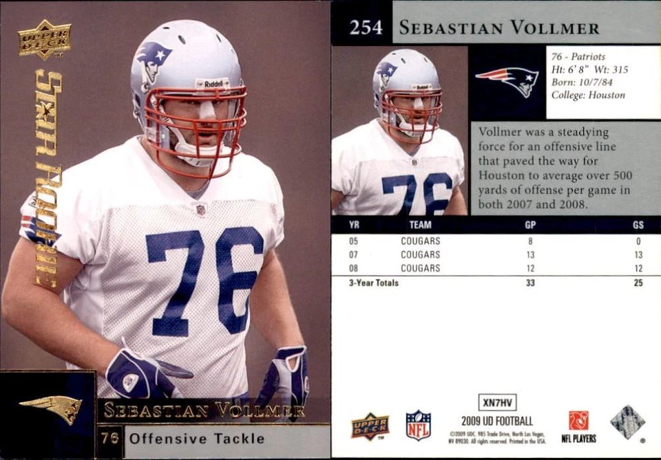 2009 Upper Deck-Football#251-300-NFL-Stars-HOFERs-RC-U Pick-Buy Volume-2326 - Image 4 of 4