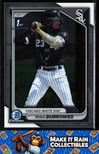 Ryan Burrowes 1st 2024 Bowman Chrome Prospects #BCP-119 Chicago White Sox