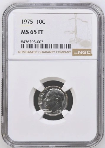 1975-P Roosevelt Dime — photo from the most recent tracked eBay sale