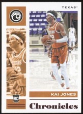 2021 Panini Chronicles Draft Picks #12 Kai Jones Texas Longhorns Basketball Card