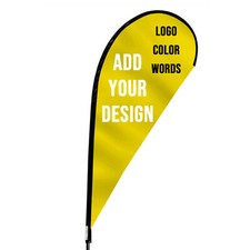 Personalized Feather Flags for Business Custom Advertising Banner Diy Beach Flag