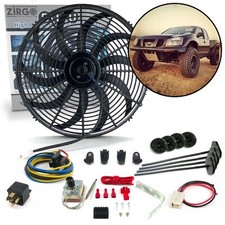 Zirgo High Performance Adjustable 16 Fan Cooling System Kit - Nissan Titan 12V