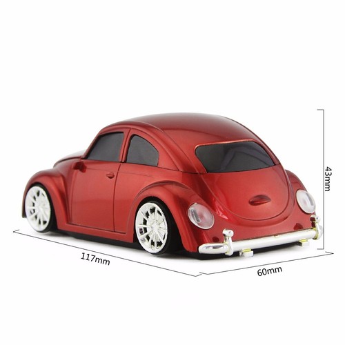 3D 2.4Ghz Wireless USB V W Beetle car mouse Optical Bug PC/Laptop MAC Mice LED - Picture 17 of 42