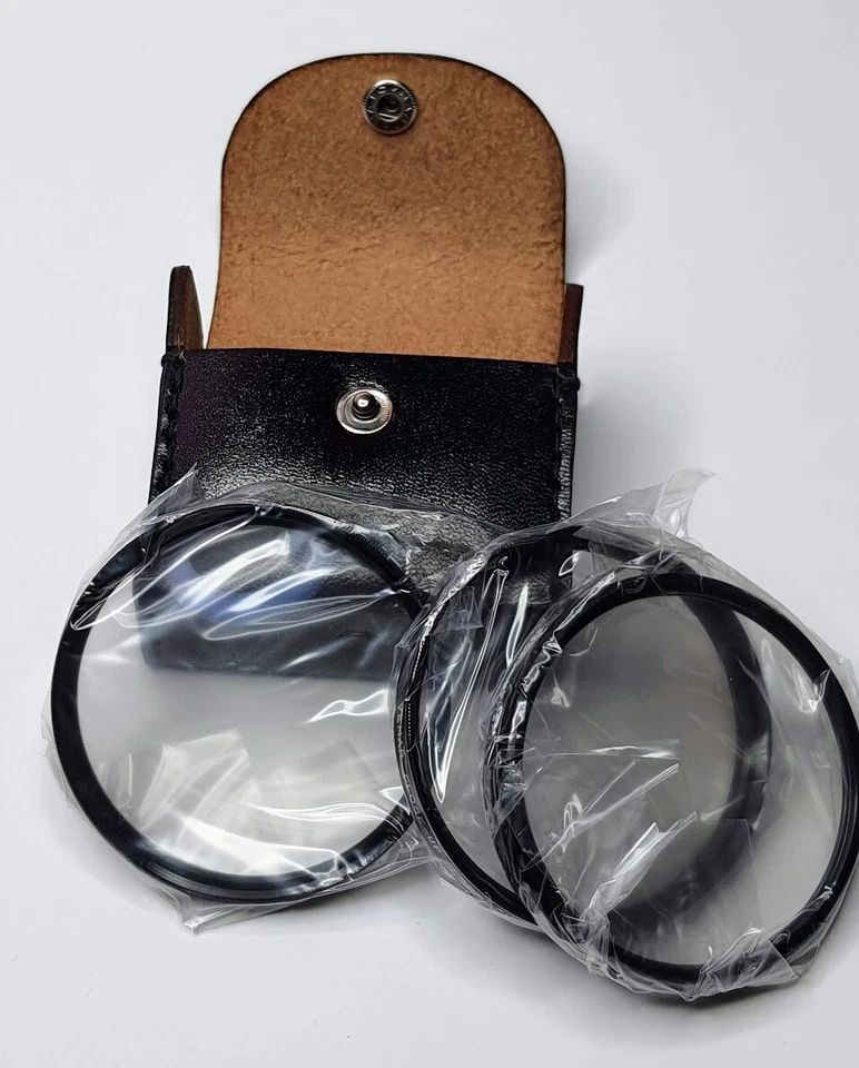 Genuine Vemar 58mm Close-Up Lens Set +1 +2 +3 Glass Lens Filter Japan 58 mm - Image 3 of 4