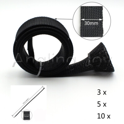 Lot 1-10 Tangle Free Spinning Fishing Rod Sleeve Cover Jacket Pole Glove Sock Lot 1-10 Tangle Free Spinning Fishing Rod Sleeve Cover Jacket Pole Glove Sock