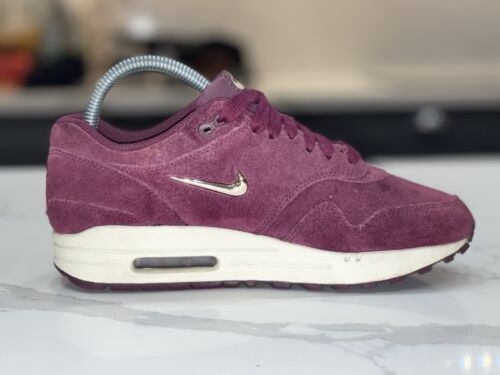 Nike Air Max 1 Premium SC Jewel Bordeaux Burgundy Suede Uk 4 Eur 37.5 AA0512-600 - Picture 6 of 16