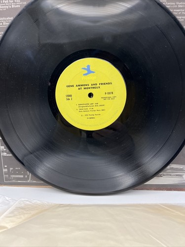 Gene Ammons & Friends "At Montreux" 1973 Vinyl Record P-10078 PROMO RL4030 RARE! - Picture 8 of 9