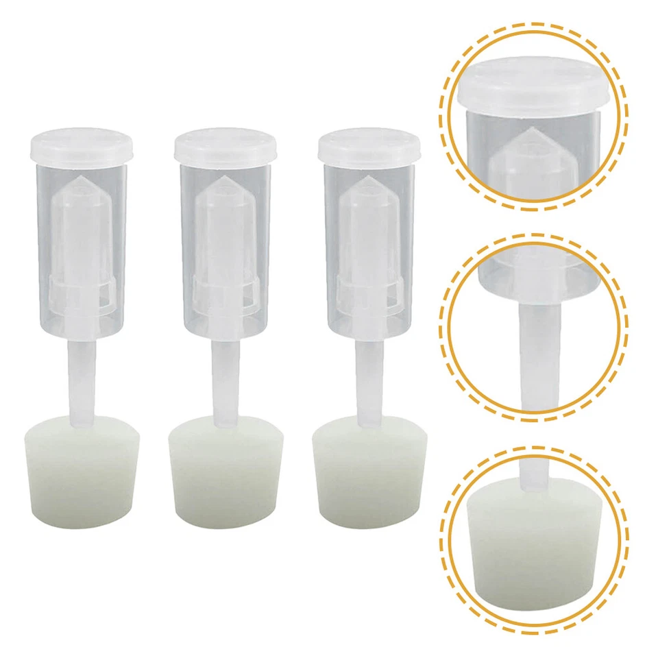 Válvulas unidireccionales de vino de cerveza con tapones válvulas de ventilación tapón botella de vidrio Foto 2 de 4