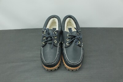 Timberland Noreen 3EYE Shearling Leather Boat Shoes Narrow Women's