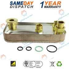 Worcester Bosch 24CDI 26CDI PLATE HEAT EXCHANGER 87161429000 WITH SEAL KIT