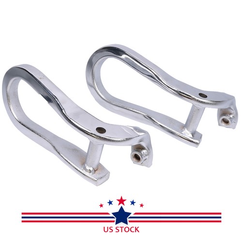 Pair Chrome Tow Hooks Kit 84072464 For 20152019 Silverado Sierra