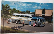 VTG 1960 ADVERTISING PC GREYHOUND SUPER SCENICRUISER LUXURY COACH BUS
