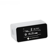 Computer Digital Display Water Thermometer,Liquid Build Flow Meter Monitor